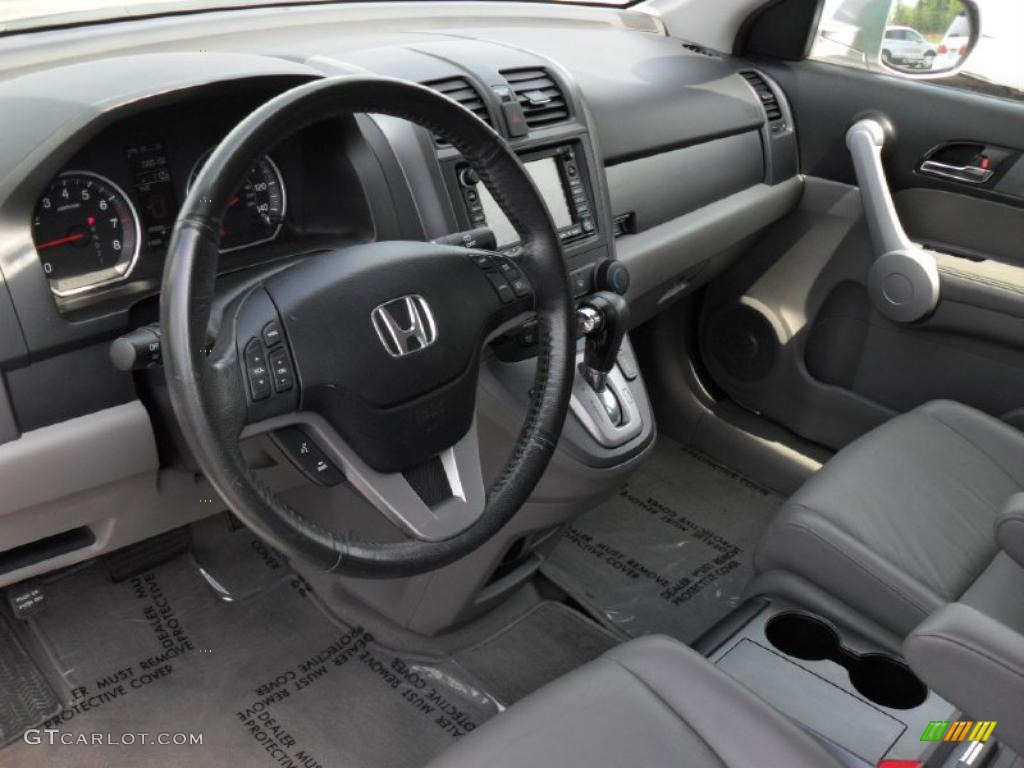 2007 CR-V EX-L - Glacier Blue Metallic / Gray photo #26