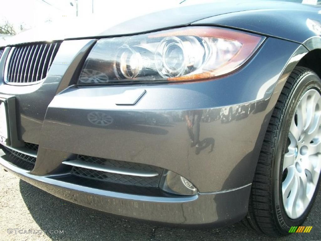 2008 3 Series 335xi Sedan - Sparkling Graphite Metallic / Gray photo #32