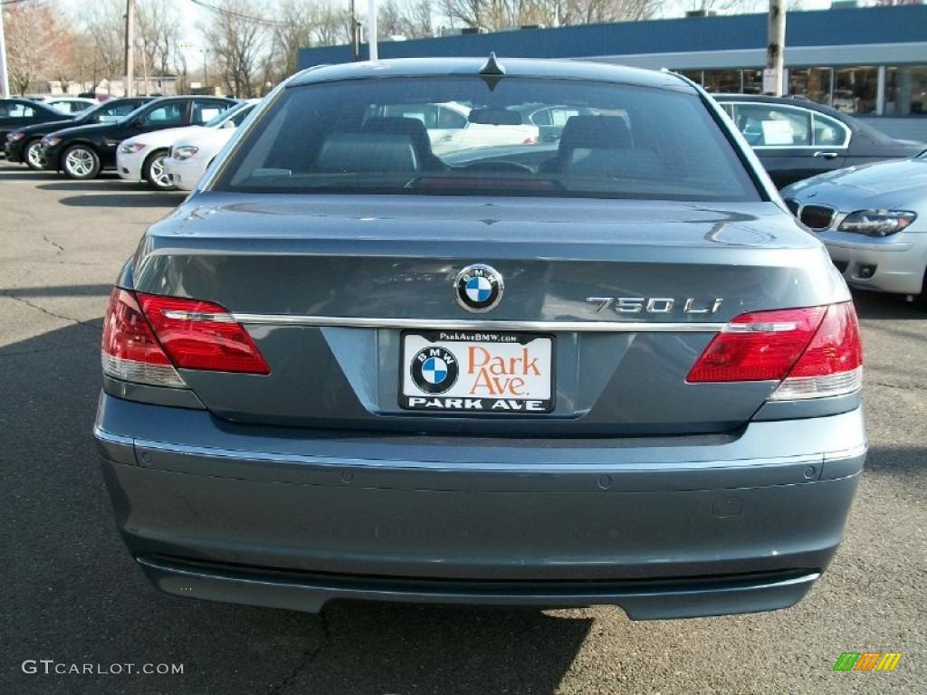 2008 7 Series 750Li Sedan - Michigan Blue Metallic / Cream Beige photo #6