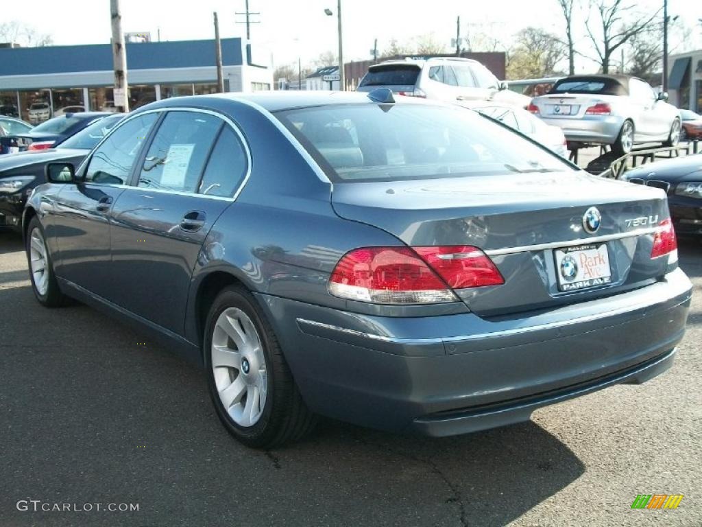 2008 7 Series 750Li Sedan - Michigan Blue Metallic / Cream Beige photo #7