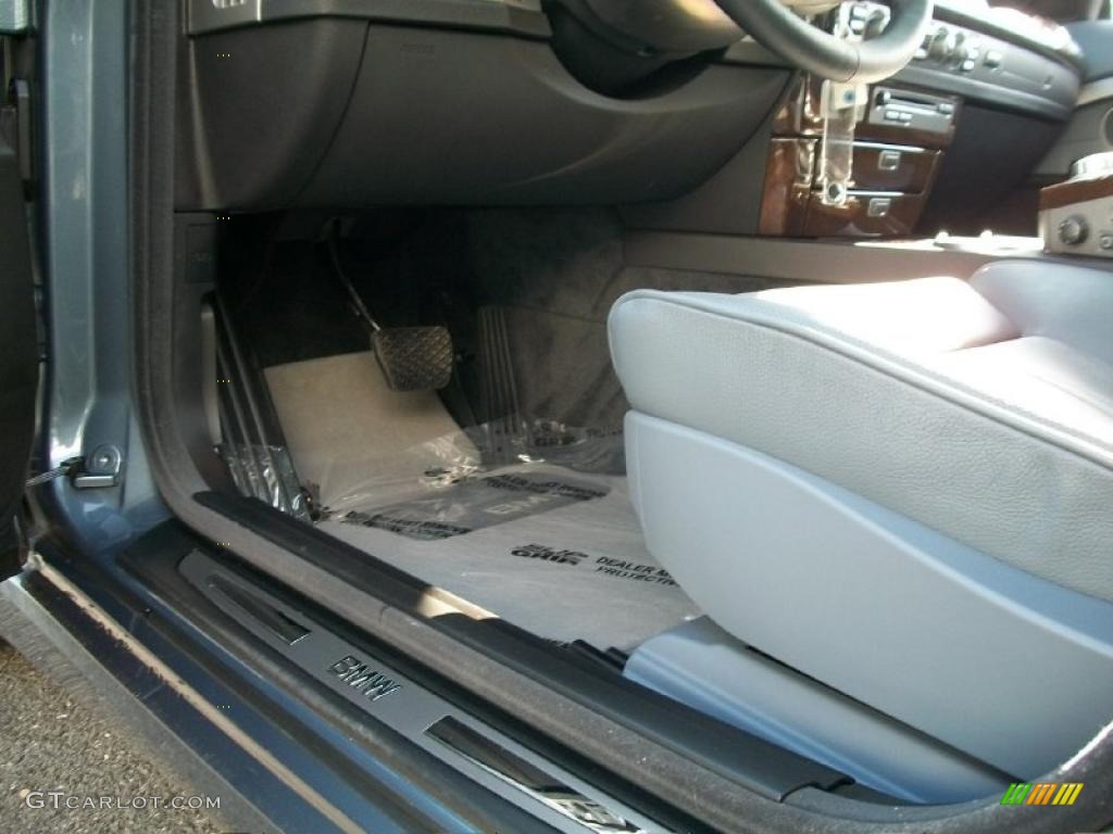 2008 7 Series 750Li Sedan - Michigan Blue Metallic / Cream Beige photo #11