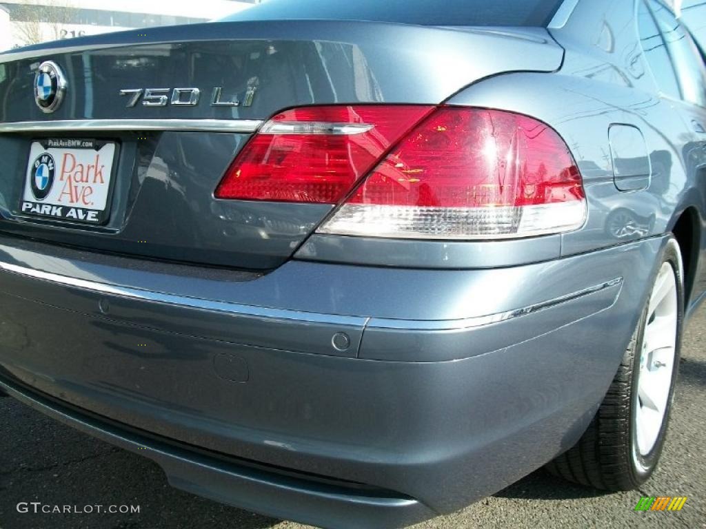 2008 7 Series 750Li Sedan - Michigan Blue Metallic / Cream Beige photo #24