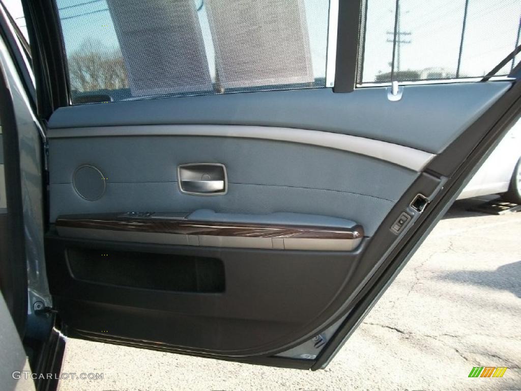 2008 7 Series 750Li Sedan - Michigan Blue Metallic / Cream Beige photo #25