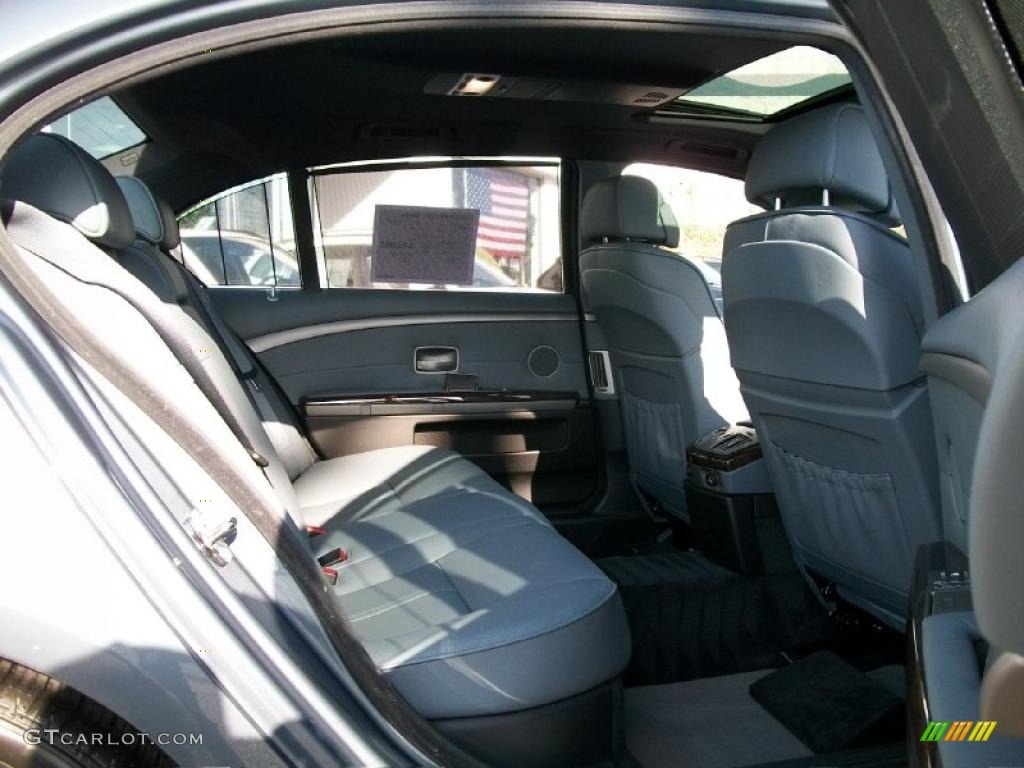 2008 7 Series 750Li Sedan - Michigan Blue Metallic / Cream Beige photo #26