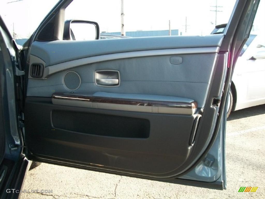2008 7 Series 750Li Sedan - Michigan Blue Metallic / Cream Beige photo #27