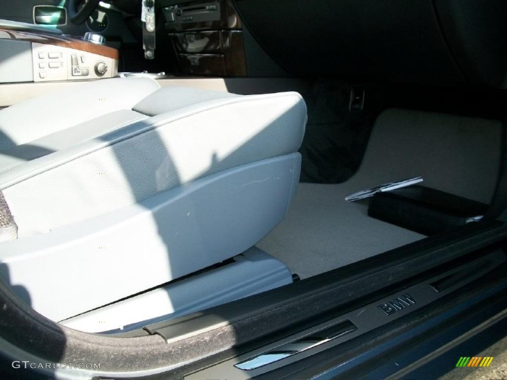 2008 7 Series 750Li Sedan - Michigan Blue Metallic / Cream Beige photo #29