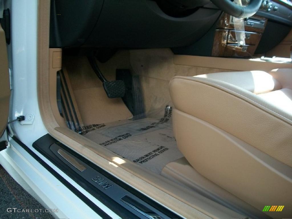 2008 7 Series 750Li Sedan - Alpine White / Natural Brown photo #11