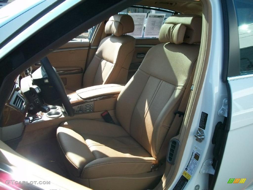 2008 7 Series 750Li Sedan - Alpine White / Natural Brown photo #14