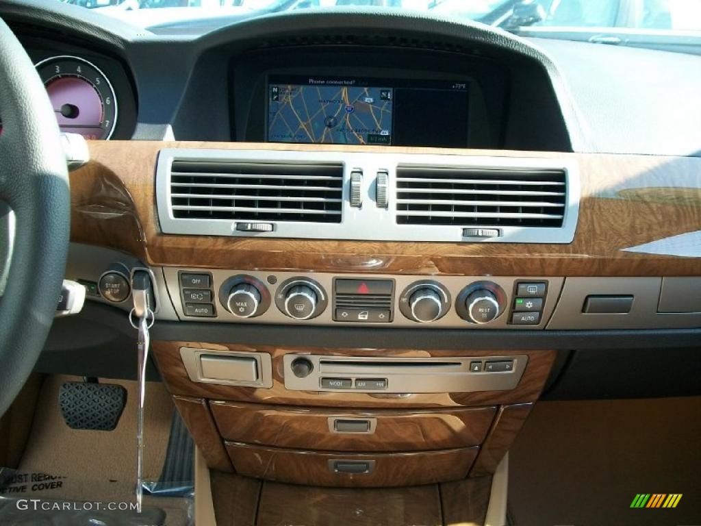 2008 7 Series 750Li Sedan - Alpine White / Natural Brown photo #20