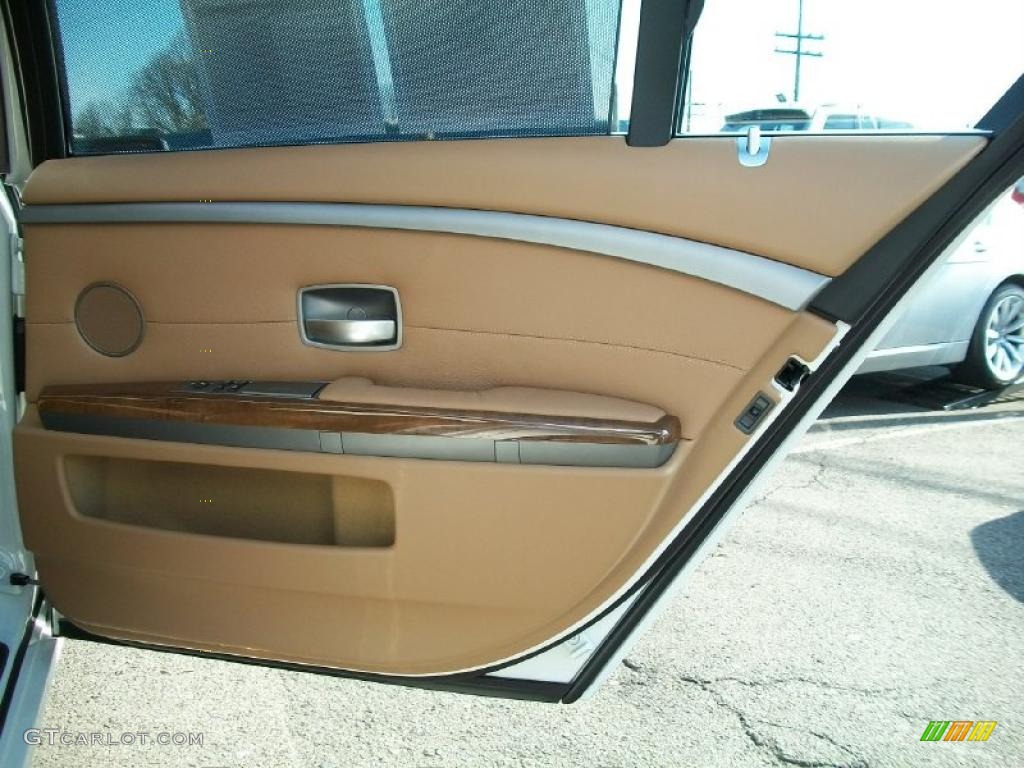 2008 7 Series 750Li Sedan - Alpine White / Natural Brown photo #25