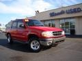 1999 Bright Red Clearcoat Ford Explorer XLT 4x4  photo #32