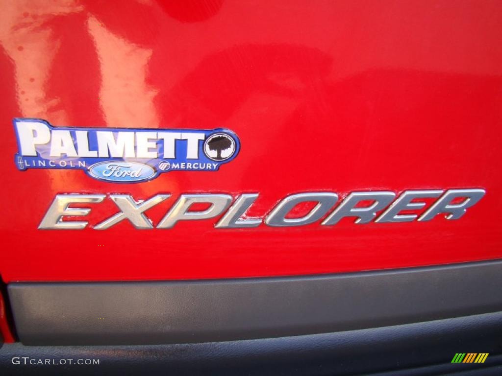1999 Explorer XLT 4x4 - Bright Red Clearcoat / Medium Graphite Grey photo #37
