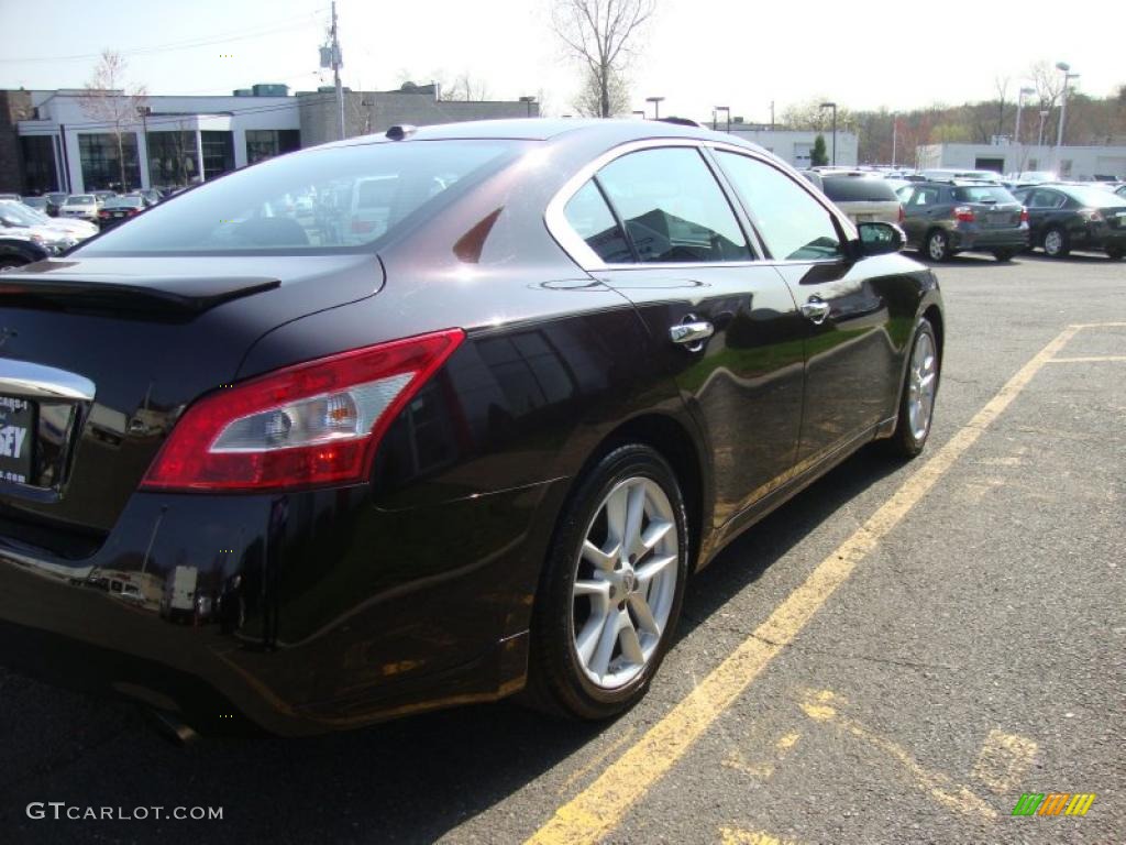 2010 Maxima 3.5 SV Sport - Crimson Black / Charcoal photo #8