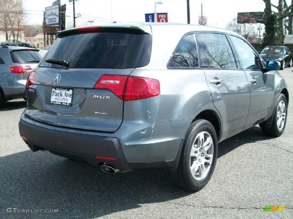 2008 MDX  - Steel Blue Metallic / Ebony photo #3