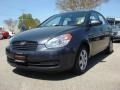 2008 Charcoal Gray Hyundai Accent GLS Sedan  photo #1