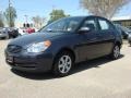 2008 Charcoal Gray Hyundai Accent GLS Sedan  photo #2