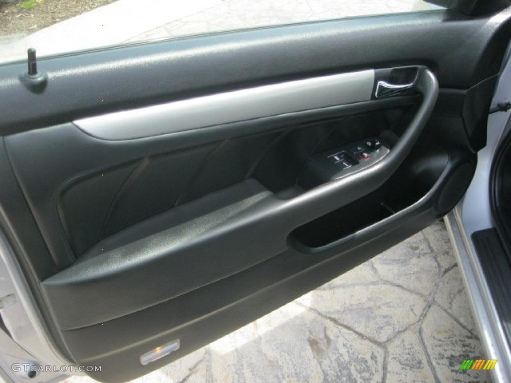 2005 Accord EX V6 Coupe - Satin Silver Metallic / Black photo #17
