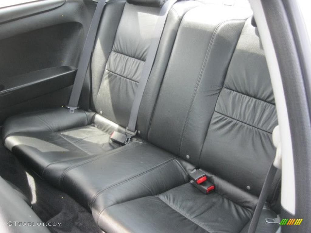 Black Interior 2005 Honda Accord EX V6 Coupe Photo #48163079