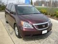 2008 Dark Cherry Pearl Honda Odyssey EX-L  photo #1