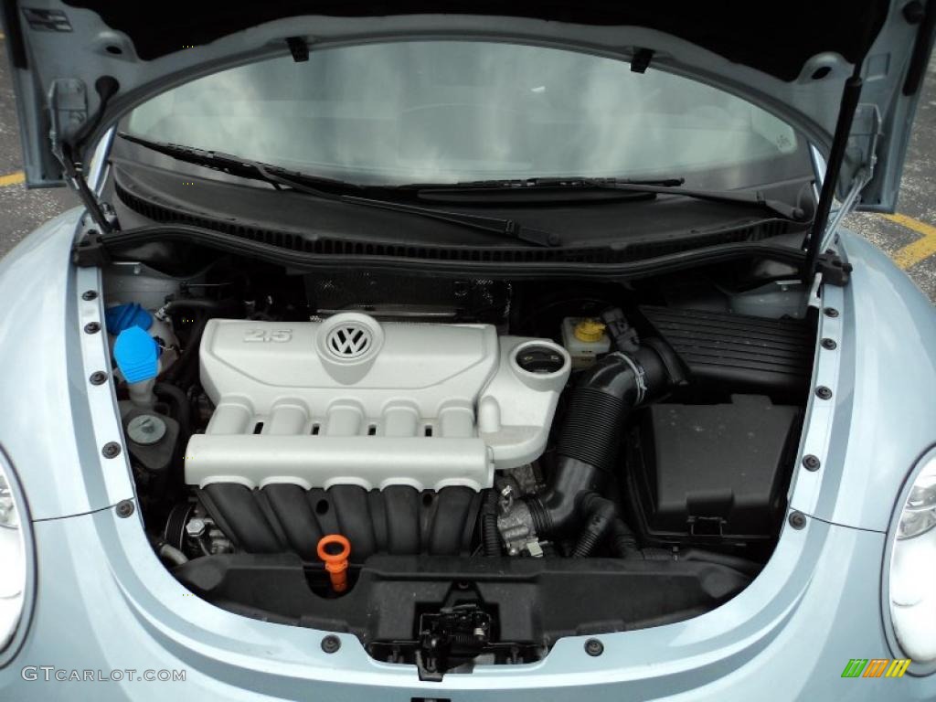 2010 Volkswagen New Beetle 2.5 Coupe 2.5 Liter DOHC 20-Valve 5 Cylinder Engine Photo #48163649
