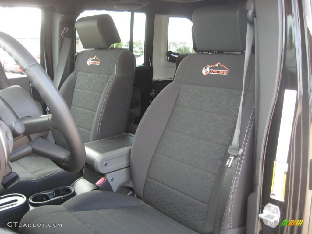 Dark Slate Gray/Medium Slate Gray Interior 2010 Jeep Wrangler Unlimited Mountain Edition 4x4 Photo #48163994
