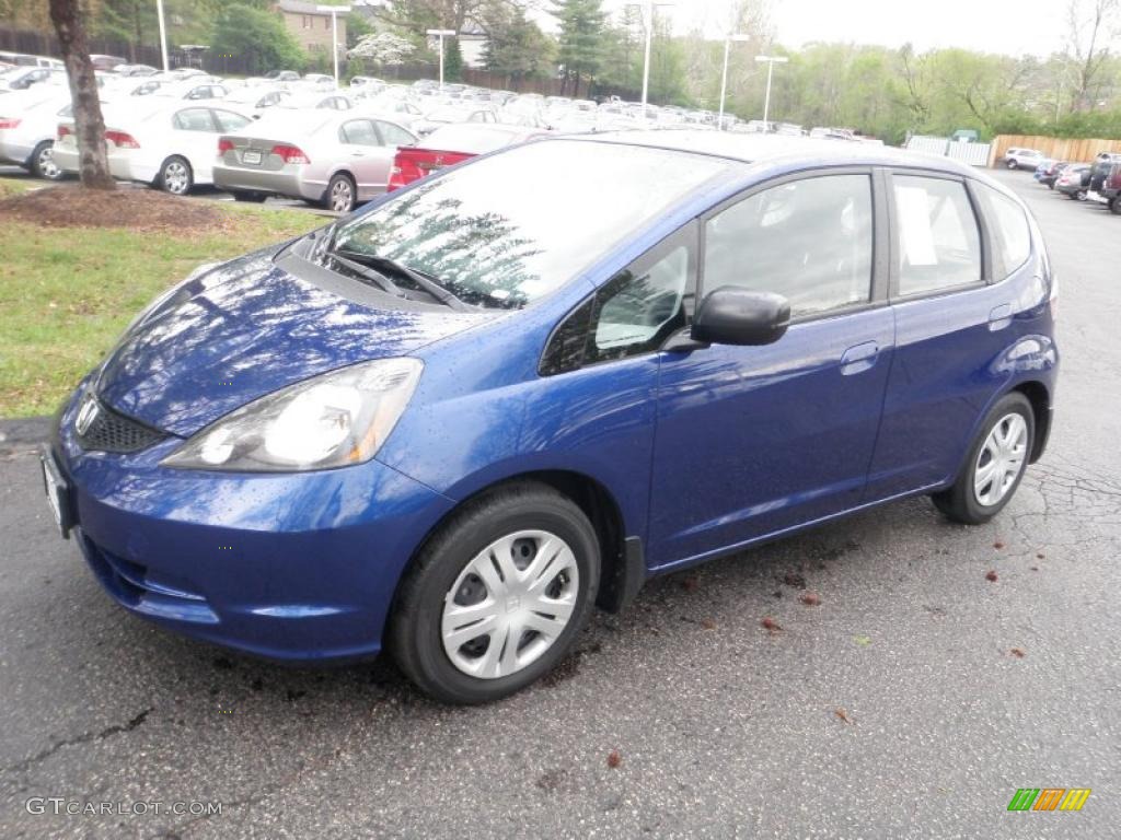 Blue Sensation Pearl 2010 Honda Fit Standard Fit Model Exterior Photo #48164099
