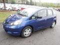 Blue Sensation Pearl 2010 Honda Fit Standard Fit Model Exterior