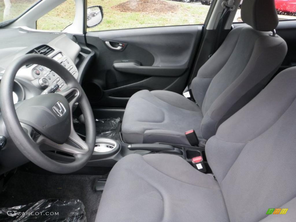 Gray Interior 2010 Honda Fit Standard Fit Model Photo #48164180