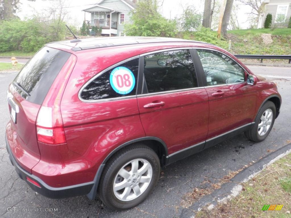 2008 CR-V EX-L 4WD - Tango Red Pearl / Gray photo #3