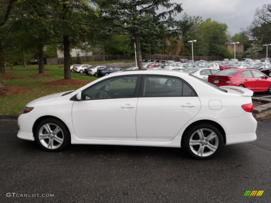 Super White 2009 Toyota Corolla XRS Exterior Photo #48164627