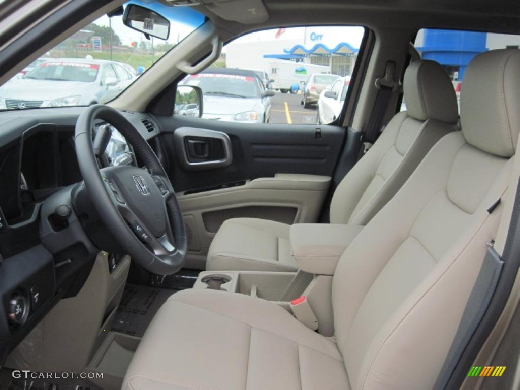 Beige Interior 2011 Honda Ridgeline RTL Photo #48165413