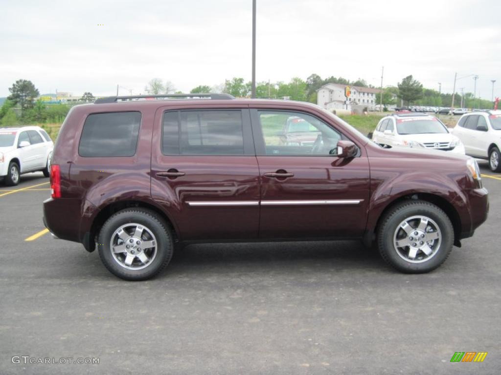 Dark Cherry Pearl 2011 Honda Pilot Touring Exterior Photo #48165527