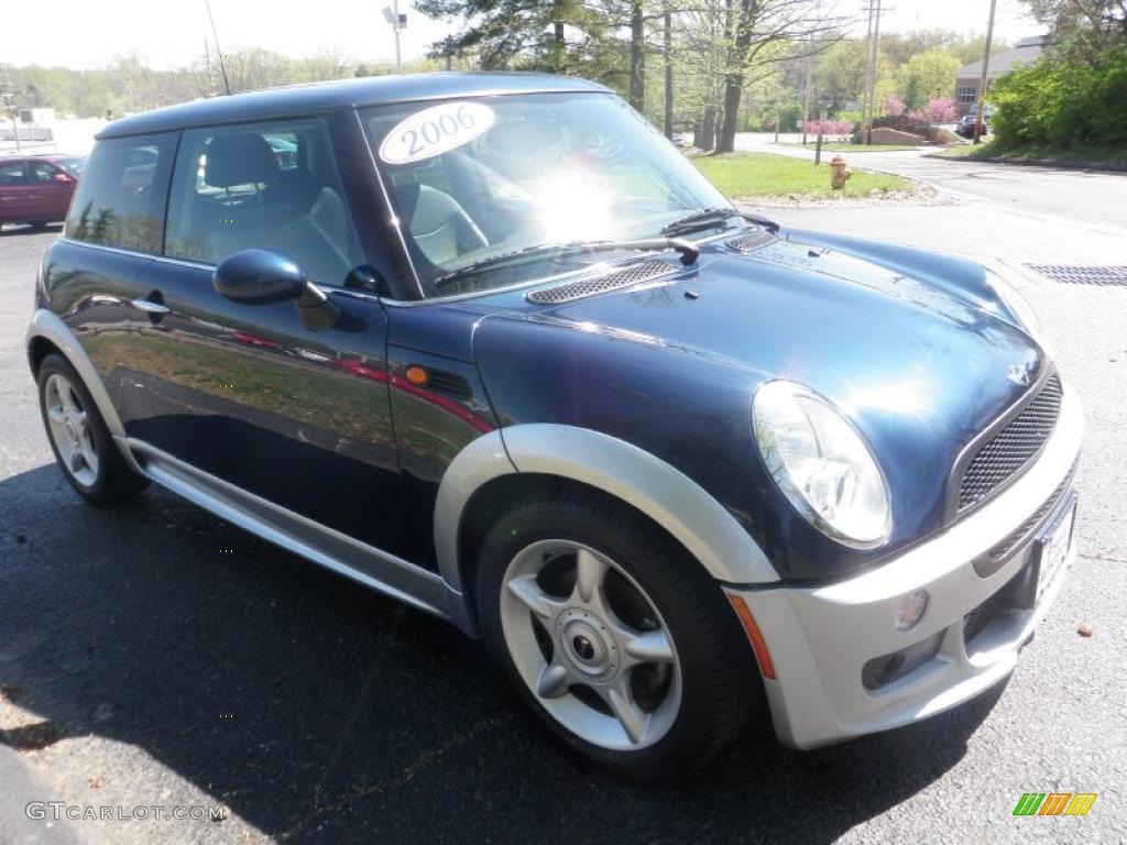 2008 Cooper Convertible - Lightning Blue Metallic / Panther Black photo #1