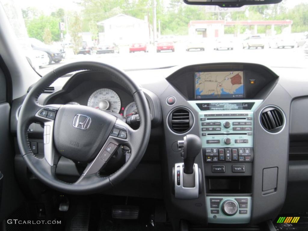 2011 Honda Pilot Touring Black Dashboard Photo #48165578