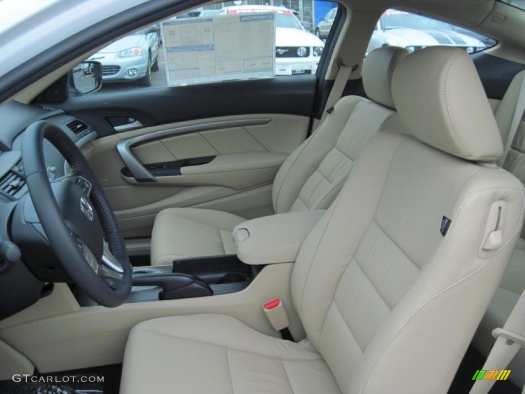 Ivory Interior 2011 Honda Accord EX-L Coupe Photo #48165713