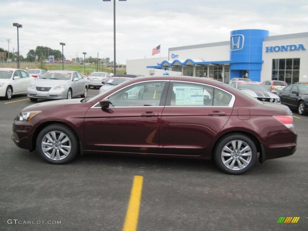 2011 Accord EX-L Sedan - Basque Red Pearl / Ivory photo #2