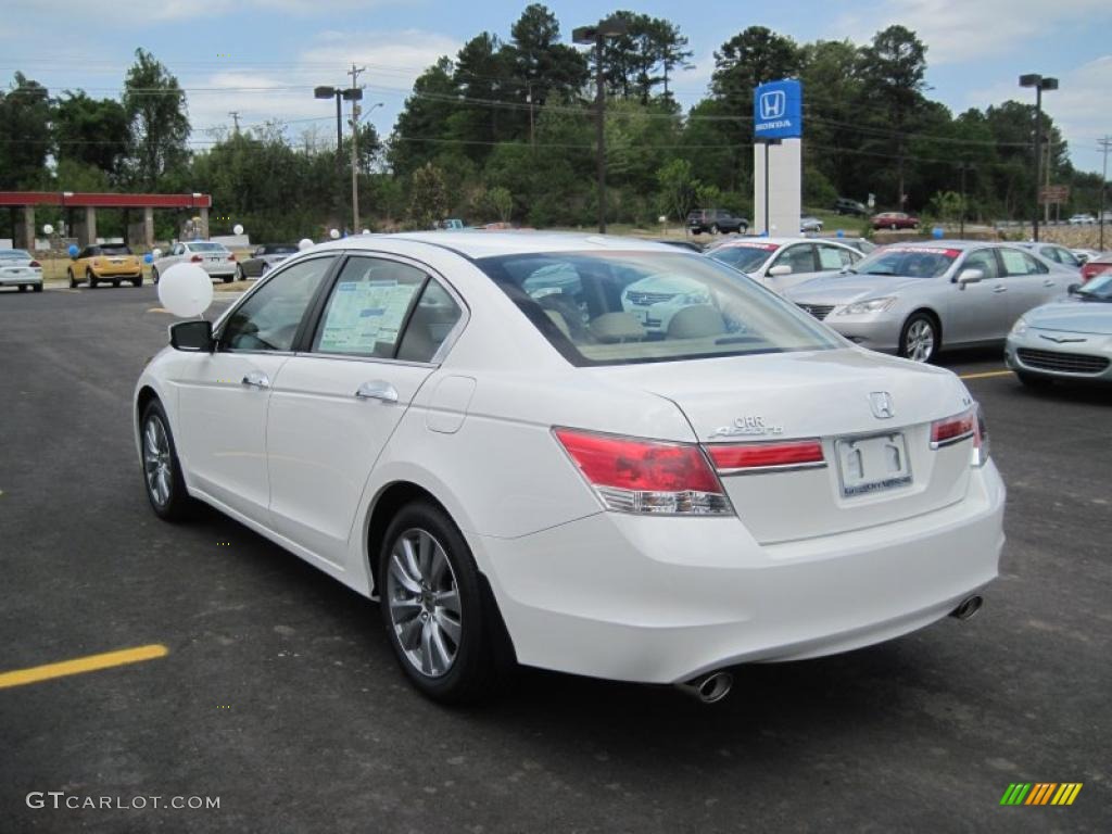 Taffeta White 2011 Honda Accord EX-L V6 Sedan Exterior Photo #48166271