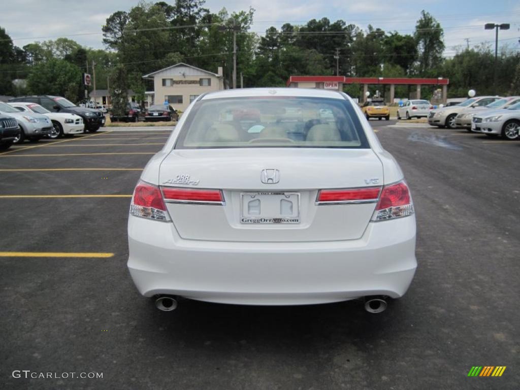 Taffeta White 2011 Honda Accord EX-L V6 Sedan Exterior Photo #48166280