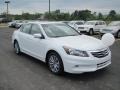 Taffeta White 2011 Honda Accord EX-L V6 Sedan Exterior