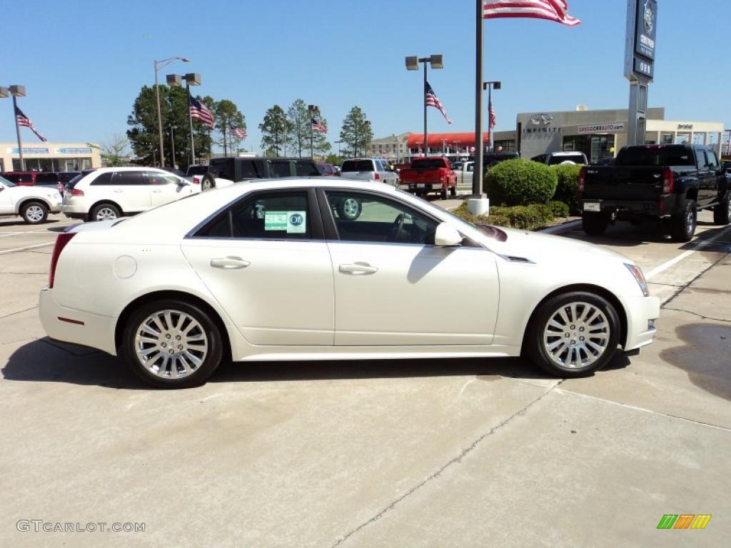 White Diamond Tricoat 2011 Cadillac CTS 3.6 Sedan Exterior Photo #48166541