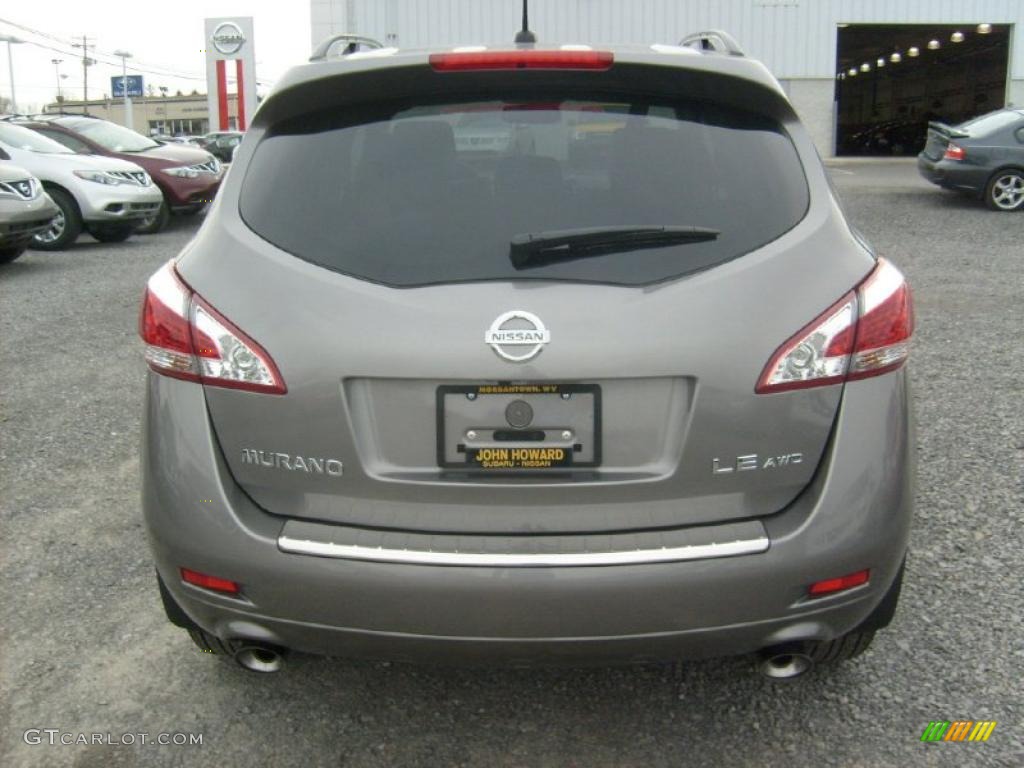 2011 Murano LE AWD - Platinum Graphite / Black photo #8