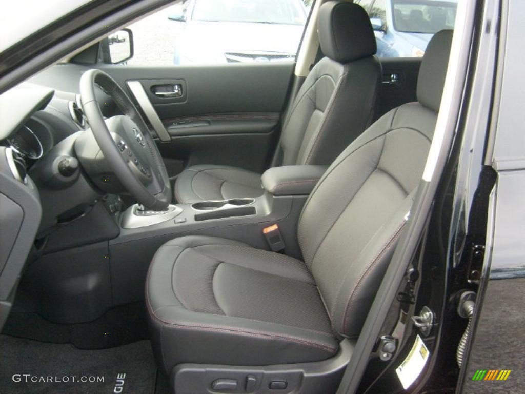 2011 Rogue SL AWD - Wicked Black / Black photo #3