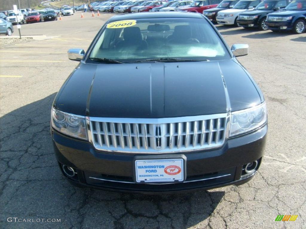 2008 MKZ AWD Sedan - Black / Dark Charcoal photo #6