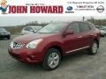 2011 Cayenne Red Nissan Rogue SV AWD  photo #1