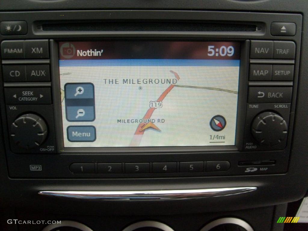 2011 Rogue SL AWD - Platinum Graphite / Black photo #6