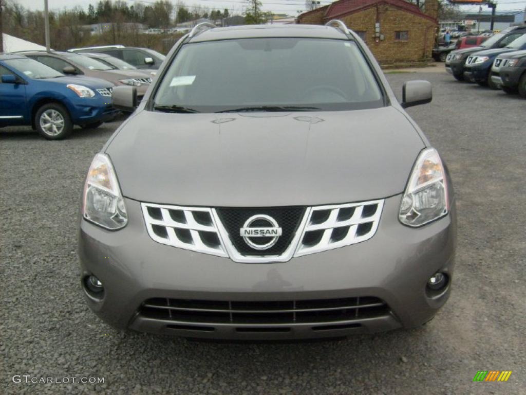 2011 Rogue SL AWD - Platinum Graphite / Black photo #11