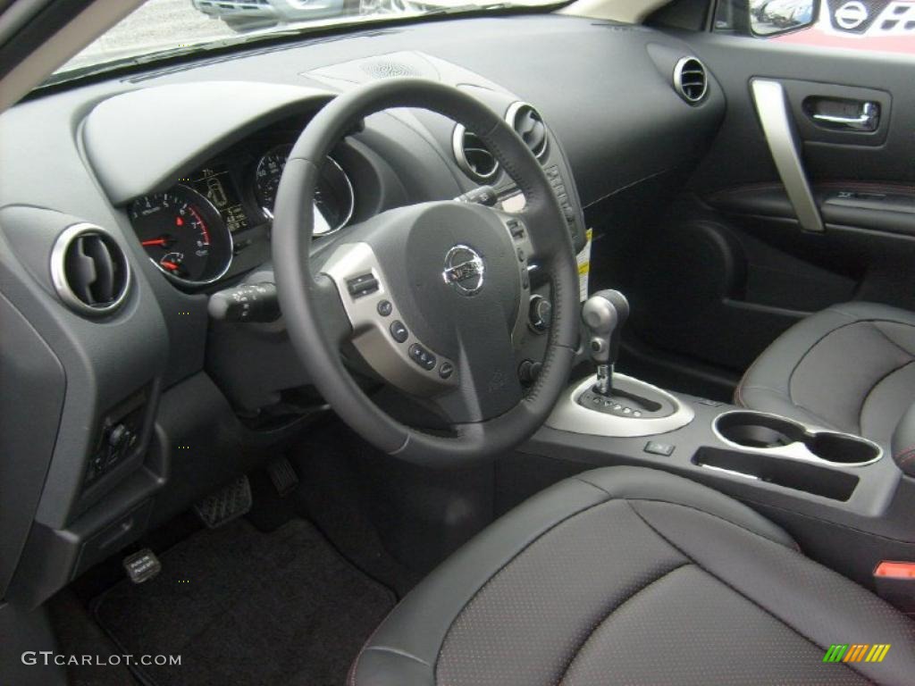 2011 Rogue SL AWD - Platinum Graphite / Black photo #13