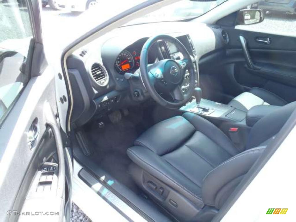 Charcoal Interior 2011 Nissan Maxima 3.5 SV Sport Photo #48169592