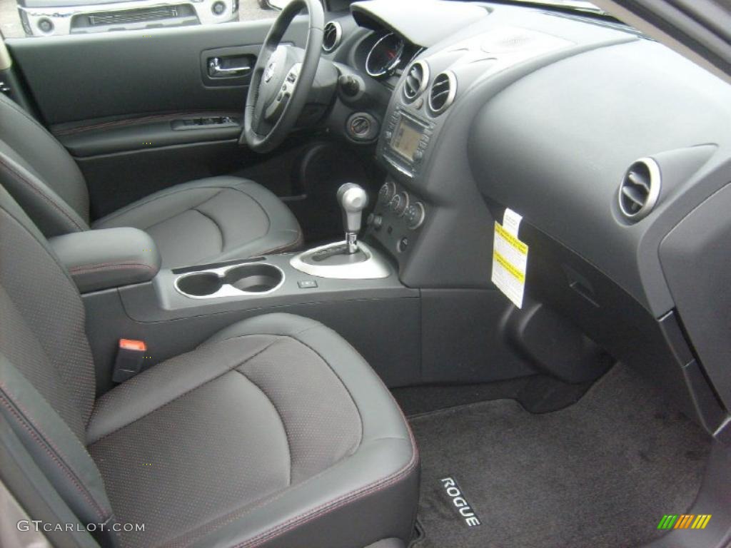 2011 Rogue SL AWD - Platinum Graphite / Black photo #18