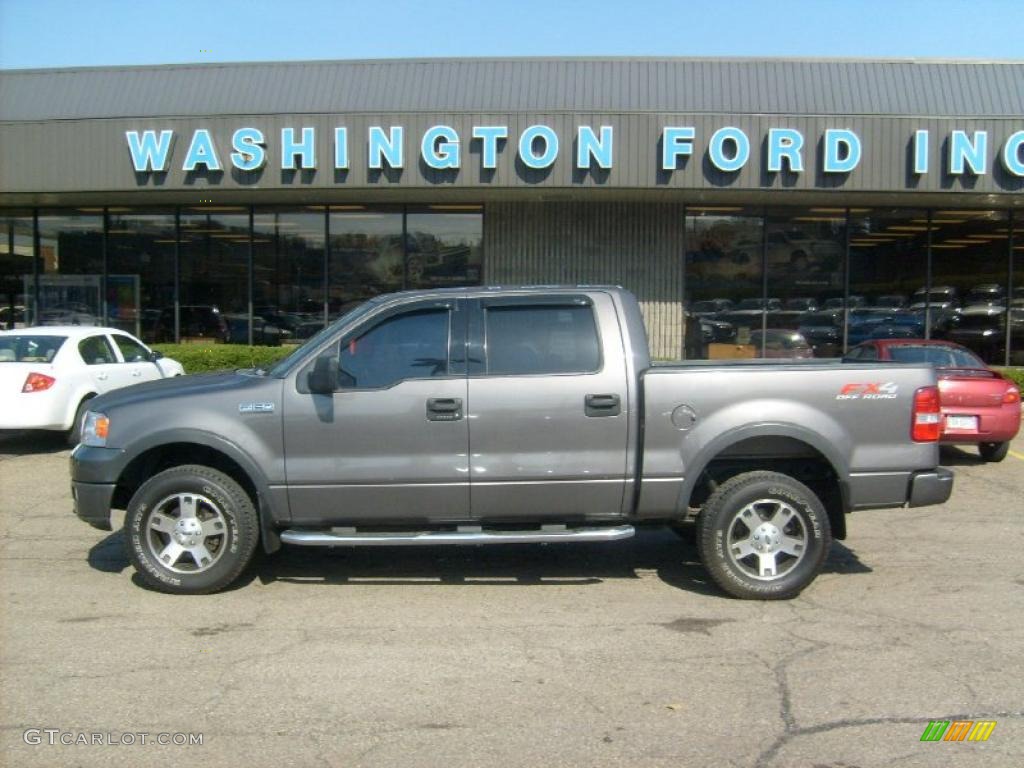 2004 F150 FX4 SuperCrew 4x4 - Dark Shadow Grey Metallic / Black photo #1